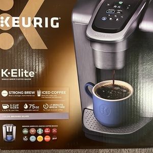 Keurig K• Elite Single Serve Coffee Maker NWT